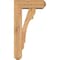 Ekena Millwork Olympic Craftsman Smooth Bracket w/ Offset Brace, Western Red Cedar, 5 1/2"W x 14"D x 26"H BKT0604X14X26OLY04SWR - alternate 2